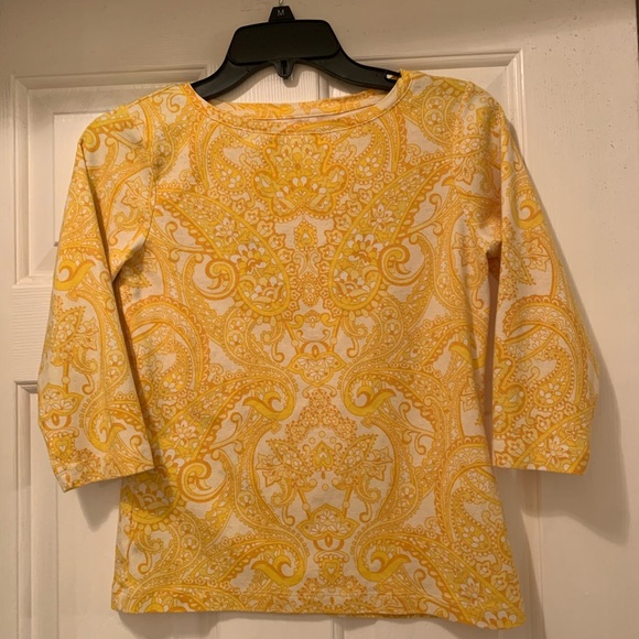 Talbots Tops - Charming Talbots Three-quarter Sleeve Top - size S